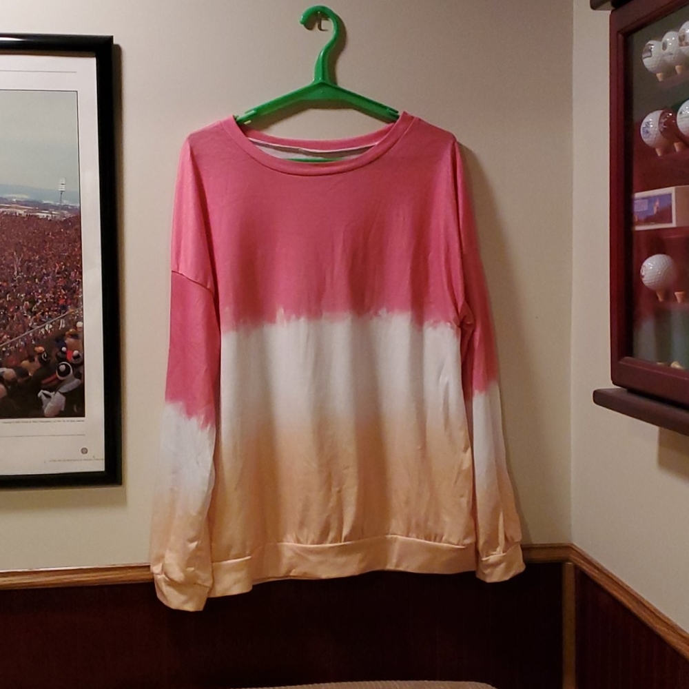 Dip-Dyed long sleeved shirt